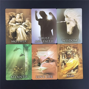 Personalización al por mayor de 44 tarjetas de oráculo de hueso con escritura de vidas <span class=keywords><strong>pasadas</strong></span> para sanación, exploración del alma y comprensión espiritual. - Product Image 6