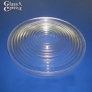 Đúc thủy tinh borosilicate khuếch tán LED ánh sáng Fresnel Ống kính thủy tinh - Product Image 2