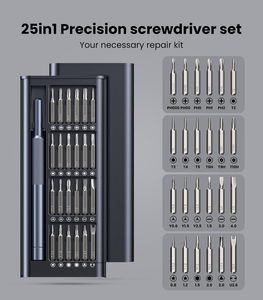 Set di 24 <span class=keywords><strong>Cacciaviti</strong></span> di Precisione Professionali Magnetici, <span class=keywords><strong>Kit</strong></span> di Riparazione <span class=keywords><strong>Mini</strong></span> per Telefoni, Computer, Orologi, Laptop, Macbook - Product Image 3