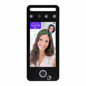 Sistema de Control de Acceso con Reconocimiento Facial por Luz Visible con IA, 5 Pulgadas, Linux, Control de Asistencia con Huella Dactilar - Product Image 1