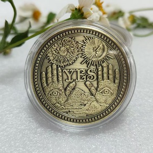 Cá nhân Gothic quyết định đồng xu 3D Kẽm hợp kim vàng bạc kim loại men Bộ sưu tập quà lưu niệm - Product Image 2