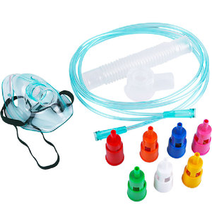 Masker oksigen medis transparan steril ukuran dewasa sekali pakai masker Venturi <span class=keywords><strong>Nebulizer</strong></span> - Product Image 4