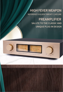 Brzhifi accufase C-245อลูมิเนียมสีทอง Hi-End 2ช่องมืออาชีพ <span class=keywords><strong>preamplifier</strong></span> - Product Image 3