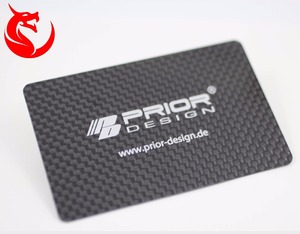 Brand New High Quality NFC Membership Card Carbon Fiber Real <b>Plastic</b> with Screen <b>Printing</b> - Product Image 5