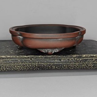 Pot à bonsaï Yixing de style antique fait main de haute qualité en forme de prune, best-seller