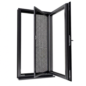 Ventanas y Puertas de Aluminio con Doble Acristalamiento Insonorizadas de Deioux Manufacturers, Ventana Abatible de Doble Panel de Aluminio para Villa - Product Image 1