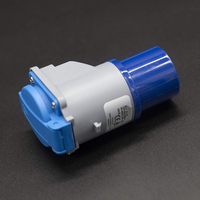 Adaptateur de camping étanche IP44 16A 230V, prise CEE 3 broches vers prise Schuko, pour caravane, bateau, atelier, extérieur