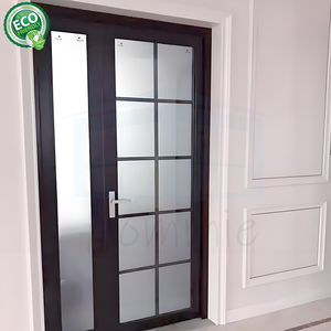 HK Hommie Exterior Metal Double Door Design Luxury French Black Wrought Iron Door Storm Security Front Entry Doors - Product Image 4