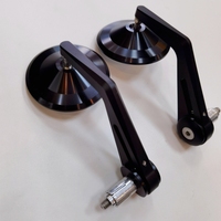 Nouveau rétroviseur universel pour guidon de moto, haute qualité, en alliage d'aluminium CNC, emballage en boîte, compatible 10mm/8mm