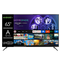Televisor Inteligente OEM de Fábrica, Televisor LED Ultra HD 4K de 65 Pulgadas, Televisor Inteligente Android de 65 Pulgadas