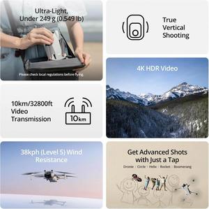 Mini 3 Beginner-Friendly RC Drone with Camera 4K HDR Video True Vertical Shooting Enhanced Battery Life for All Skill Levels - Product Image 6