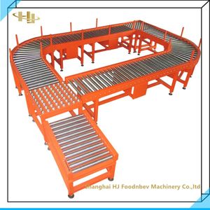 Sistema di trasporto a rulli flessibili a gravità per il trasferimento di cartoni e <span class=keywords><strong>la</strong></span> gestione del flusso in magazzino nell'industria della logistica - Product Image 5