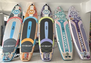 ดรอปชิปปิ้ง OEM บอร์ด SUP แบบเป่าลม ขนาด 11'6''*34''*6'' รองรับน้ำหนักได้ 2 คน รุ่น MY19 โครงสร้างแข็งแรง ทนทาน - Product Image 3