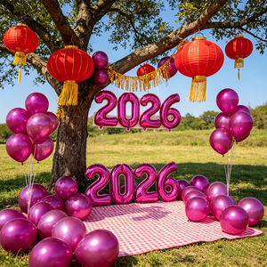 Globos de Látex Metálicos Color Fucsia de 30cm, 50 Unidades, para Fiestas y Decoraciones de Cumpleaños - Product Image 5