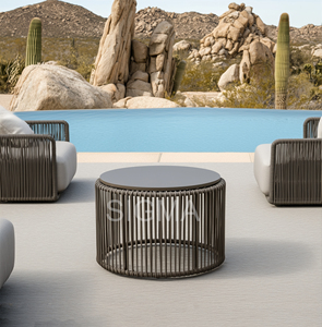 <span class=keywords><strong>Chaise</strong></span> <span class=keywords><strong>longue</strong></span> de jardin en aluminium avec corde tressée, nouvelle et luxueuse, pour un confort et un style ultimes, mobilier de jardin, <span class=keywords><strong>piscine</strong></span> - Product Image 4