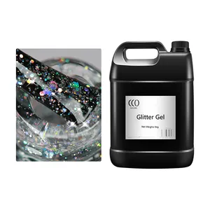 CCO glitter gel polish stylish custom logo nail gel polish bulk supplies