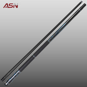 Queue de billard professionnelle ASN TZ-S01 en fibre de carbone de haute qualité, longueur 147 cm, poids 19,5 oz, pointe de 12,5 mm, 2 pièces - Product Image 3