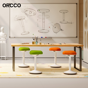 Nuevo diseño ergonómico ajustable equilibrio activo antideslizante mesa de barra de pie escritorio silla de oficina mecedora taburete oscilante de pie - Product Image 1