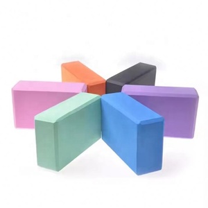Bloc de yoga en mousse EVA Jinlangte pour l'entraînement de base et le fitness, multicolore, logo personnalisé, bloc de yoga en liège antidérapant - Product Image 6