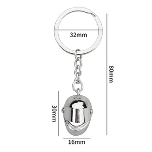 <span class=keywords><strong>Llavero</strong></span> Creativo de Metal con Forma de Casco de Seguridad para Motocicleta, Personalizable, Ideal para Promociones y como Colgante para Bolsos - Product Image 3