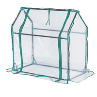 Mini serre portable en tente, robuste, en PE transparent, moderne, écologique, petite taille, jardin vert, nature, fer, plantes d'intérieur/extérieur
