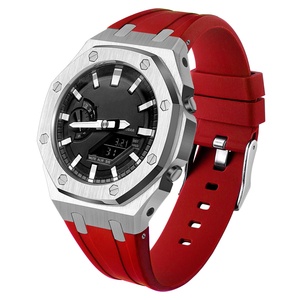 Kit Modifica per Casio G-Shock GA2100: Cassa in Lega di Zinco e Cinturino in Gomma Siliconica, Set Modifica Ghiera per Casio G A2110 - Product Image 6