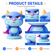 Neue Maskottchen-Harzfigur, individuelle PVC-Weichgummi-Puppe, handgefertigte Vinyl-Spritzguss-Blindbox, Cartoon-Tierspielzeug