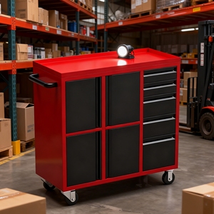 Heavy Duty <b>Rolling</b> Metal <b>Tool</b> Cabinet 5 Drawers OEM Customizable Modern Design Keyed Locking System for Garage Workshop Storage - Product Image 1