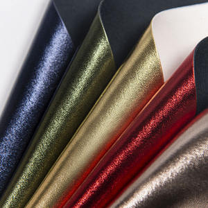 घर्षण प्रतिरोधी 0.9 मिमी सोने की नकल नप्पा चमड़े के कृत्रिम फक्स के जूते के लिए - Product Image 3