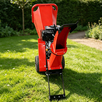 Broyeur à bois à essence sur roues avec moteur RATO, 360 °   Broyeur rotatif pour branches et buissons d'extérieur