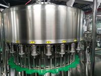 Machine de mise en bouteille d'eau minérale en bouteille à petite échelle entièrement automatique contrôlée par PLC à haute capacité