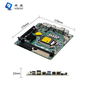 เมนบอร์ด Yentek H270S6 Mini ITX LGA 1151 DDR4 ชิปเซ็ต Intel H270 รองรับ Dual Channel สำหรับเซิร์ฟเวอร์ จัดเก็บข้อมูล RAID - Product Image 1