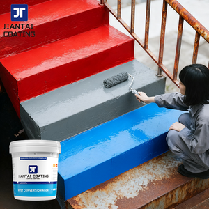 สีรองพื้นแปลงสภาพสนิม 2-in-1 สำหรับโลหะภายในและภายนอกอาคาร ช่วยป้องกันสนิม ใช้ได้กับสีทาหลังคา - Product Image 1