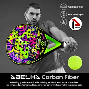 Raquette de <span class=keywords><strong>padel</strong></span> ABELHA 2026, <span class=keywords><strong>surface</strong></span> en fibre de carbone avec noyau en mousse EVA Memory Flex, raquettes de tennis de <span class=keywords><strong>padel</strong></span> légères - Product Image 3