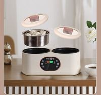 Usine en gros qualité 900w cuiseur à riz électrique 3.6L micro-ondes Double Pot cuiseur à riz pour 2-3 personnes
