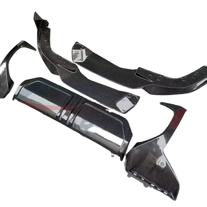 carbon fiber front lip and rear lip for b-mw 2023 G20 LCI change to MP