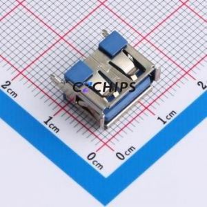 HX 10.0 180 ZCJB-B USB Connector Through hole Component (THT) Connector Type-A Female Through Hole 4P - Product Image 1