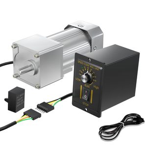 มอเตอร์เกียร์ Bemonoc AC 110V 200W 15 รอบต่อนาที ปรับความเร็วได้ แกนส่งกำลังแบบกลับทิศทางได้ ขนาด 18 มม. - Product Image 1