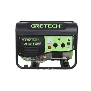 GRETECH JL250000 prezzo del nuovissimo generatore benzina generatore benzina portatile 5.5hp 2.2 kva 2 kw 5.6 hp