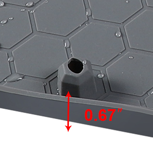 Silicone impermeabile sotto il lavandino tappetino per cucina protezione armadio misura diversi armadio facile da posizionare - Product Image 5