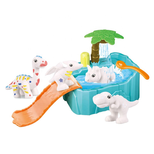 ITTL arte manualidades y juguetes caseros, juego de pintura de dinosaurio no tóxico, bolígrafos coloridos, plástico lavable, juguete de pintura - Product Image 4