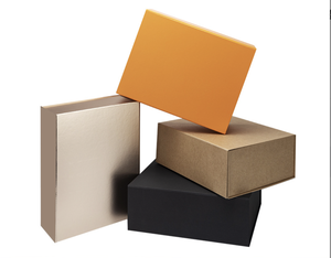 도매 의류 액세서리 선물 상자 소형 블랙 자석 접이식 포장 퍼 의류용 매트 라미네이션 - Product Image 6