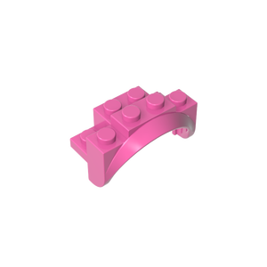 [Gobricks] بيع بالجملة أجزاء مكعبات البناء عجلة واقي دقيق الشوفان 2X4X2 - Product Image 3