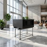 Nouveau déshumidificateur industriel monté au plafond 480L/D, système de compresseur haute performance pour usage commercial avec affichage numérique