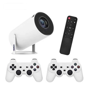 M300 Max projektör HY300 Max oyun projektör ile 2in1 sopa 4K 10000 oyunları Android Wifi Video oyunu konsolu M300 Max projektörler - Product Image 2