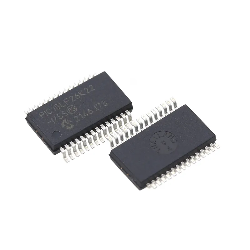 Chip IC Mạch integrado, Nuevo, bản gốc, IC MCU 8bit 64KB Flash 28ssop PIC18LF26K22-I/SS