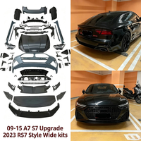 Kit de Carrocería Completo Estilo RS7 C8 para Audi A7 S7 C7 2009-2015, Parachoques Delantero y Trasero, Faros Delanteros, Kits de Ampliación