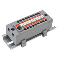 Connecteur de câblage à insertion directe LT-PTF6X2.5-6, bloc de distribution à enfichage rapide avec bornes d'entrée haute intensité pour armoire de commande