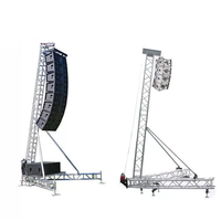 VENTA CALIENTE Pantalla LED de aluminio Spigot Truss Display para altavoces colgantes Torre de aluminio Line Array Speaker Truss