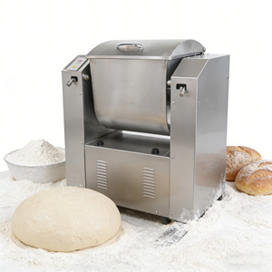 Mélangeur à pâte à <span class=keywords><strong>pain</strong></span> horizontal 400 kg/h, machine à mélanger la <span class=keywords><strong>farine</strong></span> industrielle bon marché HJ-DM50KG - Product Image 1